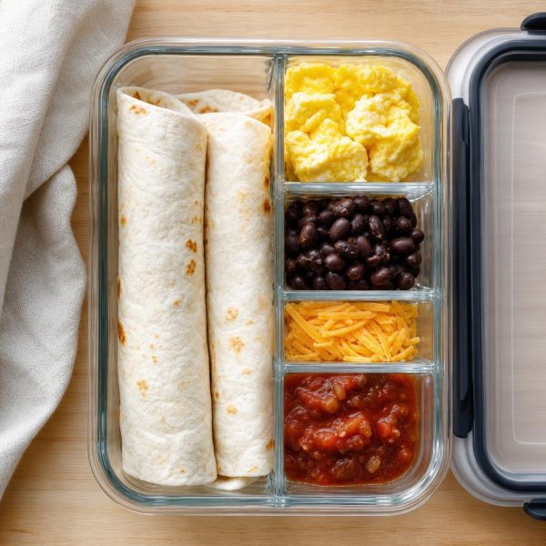 Freezer breakfast burritos